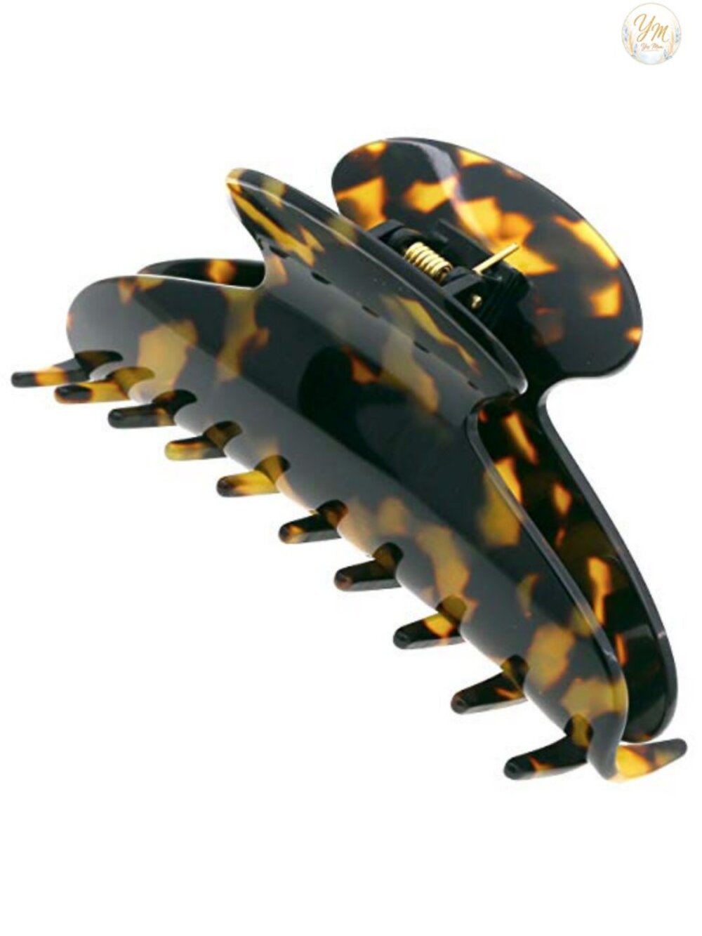 Large French Hair Claw Clip for Women Cellulose Acetate 4.25" Thick Hair